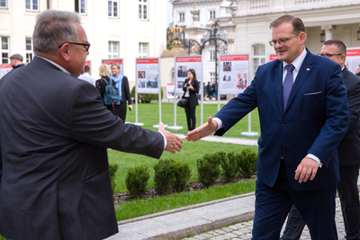 Otwarcie wystawy „Lech Kaczyński. Człowiek Solidarności (1949–2010)” – Warszawa, 7 września 2020. Fot. Sławek Kasper (IPN)