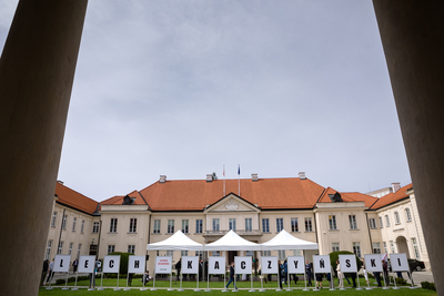 Otwarcie wystawy „Lech Kaczyński. Człowiek Solidarności (1949–2010)” – Warszawa, 7 września 2020. Fot. Sławek Kasper (IPN)