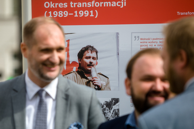 Otwarcie wystawy „Lech Kaczyński. Człowiek Solidarności (1949–2010)” – Warszawa, 7 września 2020. Fot. Sławek Kasper (IPN)