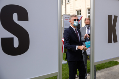 Otwarcie wystawy „Lech Kaczyński. Człowiek Solidarności (1949–2010)” – Warszawa, 7 września 2020. Fot. Sławek Kasper (IPN)