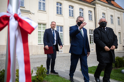 Otwarcie wystawy „Lech Kaczyński. Człowiek Solidarności (1949–2010)” – Warszawa, 7 września 2020. Fot. Sławek Kasper (IPN)