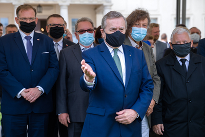 Otwarcie wystawy „Lech Kaczyński. Człowiek Solidarności (1949–2010)” – Warszawa, 7 września 2020. Fot. Sławek Kasper (IPN)