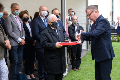 Otwarcie wystawy „Lech Kaczyński. Człowiek Solidarności (1949–2010)” – Warszawa, 7 września 2020. Fot. Sławek Kasper (IPN)