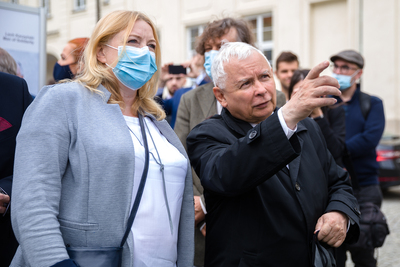 Otwarcie wystawy „Lech Kaczyński. Człowiek Solidarności (1949–2010)” – Warszawa, 7 września 2020. Fot. Sławek Kasper (IPN)
