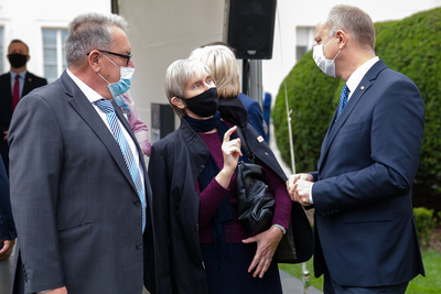 Otwarcie wystawy „Lech Kaczyński. Człowiek Solidarności (1949–2010)” – Warszawa, 7 września 2020. Fot. Sławek Kasper (IPN)