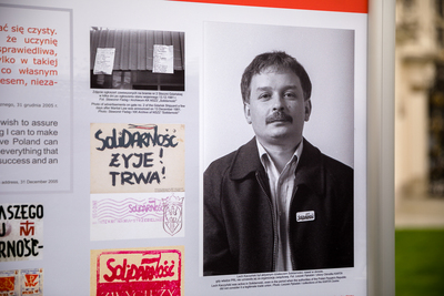 Otwarcie wystawy „Lech Kaczyński. Człowiek Solidarności (1949–2010)” – Warszawa, 7 września 2020. Fot. Sławek Kasper (IPN)