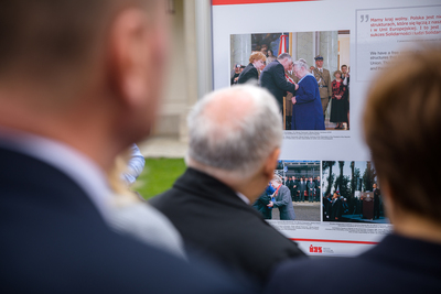 Otwarcie wystawy „Lech Kaczyński. Człowiek Solidarności (1949–2010)” – Warszawa, 7 września 2020. Fot. Sławek Kasper (IPN)