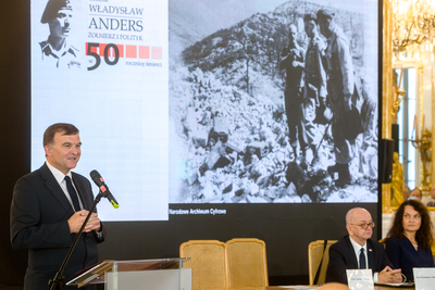 Konferencja naukowa „Generał Władysław Anders. Żołnierz i polityk – w 50. rocznicę śmierci” – Warszawa, 8 września 2020. Fot. Sławek Kasper (IPN)