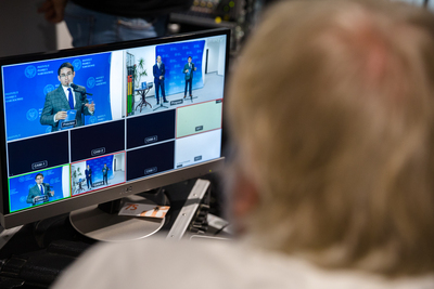 Briefing IPN na temat publikacji „Korekty ciąg dalszy...”, dotyczącej stosunków polsko-żydowskich – Warszawa, 14 września 2020. Fot. Sławek Kasper (IPN)