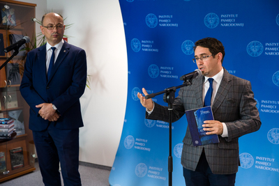 Briefing IPN na temat publikacji „Korekty ciąg dalszy...”, dotyczącej stosunków polsko-żydowskich – Warszawa, 14 września 2020. Fot. Sławek Kasper (IPN)