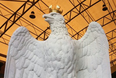 Orzeł z Blackpool – stan po konserwacji