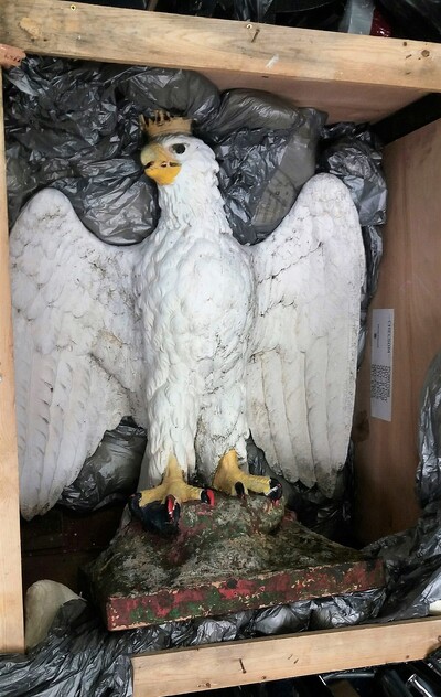 Orzeł z Blackpool po przybyciu do Instytutu Pamięci Narodowej