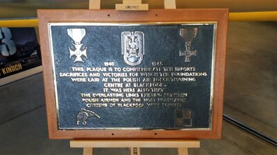 Tablica pamiątkowa z Blackpool