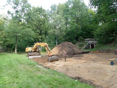 Trzeci etap prac ekshumacyjnych w Pomiechówku. Fot. Piotr Kędziora-Babiński (IPN)