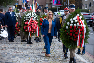 Odsłonięcie tablicy upamiętniającej Wojciecha Ziembińskiego – Warszawa, 17 września 2020. Fot. Sławek Kasper (IPN)