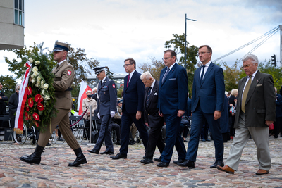 Odsłonięcie tablicy upamiętniającej Wojciecha Ziembińskiego – Warszawa, 17 września 2020. Fot. Sławek Kasper (IPN)