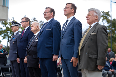 Odsłonięcie tablicy upamiętniającej Wojciecha Ziembińskiego – Warszawa, 17 września 2020. Fot. Sławek Kasper (IPN)