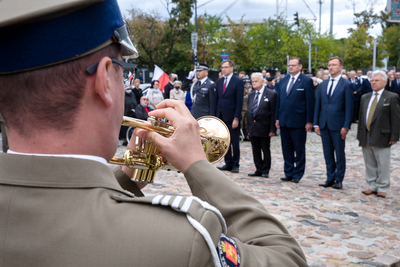 Odsłonięcie tablicy upamiętniającej Wojciecha Ziembińskiego – Warszawa, 17 września 2020. Fot. Sławek Kasper (IPN)