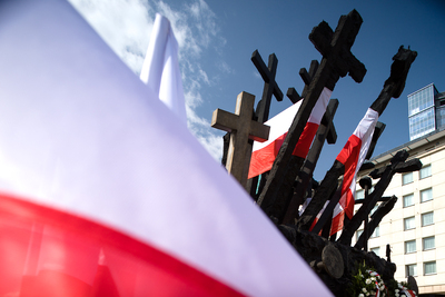 Odsłonięcie tablicy upamiętniającej Wojciecha Ziembińskiego – Warszawa, 17 września 2020. Fot. Sławek Kasper (IPN)