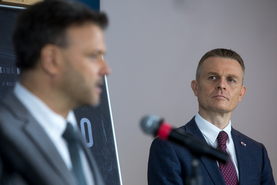 Briefing poświęcony wystawie „20 – 40 – 20” – Warszawa, 17 września 2020. Fot. Sławek Kasper (IPN)