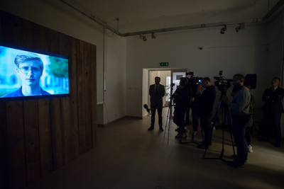 Briefing poświęcony wystawie „20 – 40 – 20” – Warszawa, 17 września 2020. Fot. Sławek Kasper (IPN)