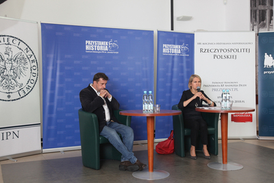 Dyskusja „Pedagogika wstydu, racjonalna historiografia czy oduczanie polskości?” – Warszawa, 16 września 2020. Fot. Piotr Życieński (IPN)