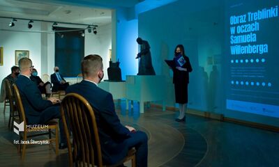 Otwarcie wystawy „Obraz Treblinki w oczach Samuela Willenberga” – Częstochowa, 17 września 2020. Fot. Jacek Śliwczyński (Muzeum Częstochowskie)