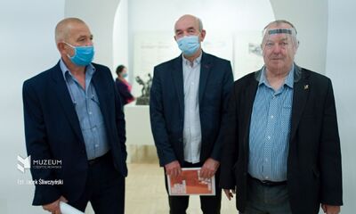 Otwarcie wystawy „Obraz Treblinki w oczach Samuela Willenberga” – Częstochowa, 17 września 2020. Fot. Jacek Śliwczyński (Muzeum Częstochowskie)