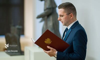 Otwarcie wystawy „Obraz Treblinki w oczach Samuela Willenberga” – Częstochowa, 17 września 2020. Fot. Jacek Śliwczyński (Muzeum Częstochowskie)