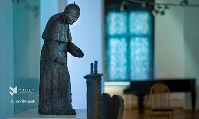 Otwarcie wystawy „Obraz Treblinki w oczach Samuela Willenberga” – Częstochowa, 17 września 2020. Fot. Jacek Śliwczyński (Muzeum Częstochowskie)