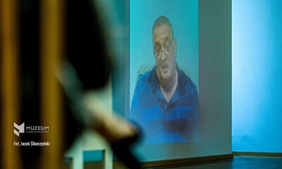 Otwarcie wystawy „Obraz Treblinki w oczach Samuela Willenberga” – Częstochowa, 17 września 2020. Fot. Jacek Śliwczyński (Muzeum Częstochowskie)