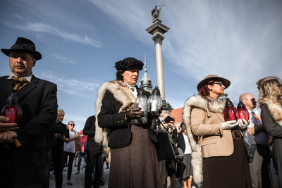 XIII Katyński Marsz Cieni – Warszawa, 20 września 2020. Fot. Sławek Kasper (IPN)