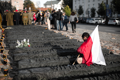 XIII Katyński Marsz Cieni – Warszawa, 20 września 2020. Fot. Sławek Kasper (IPN)