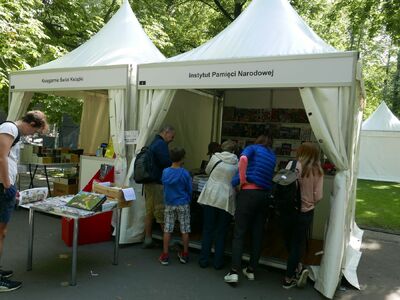 IPN na Plenerze Literackim w Ogrodzie Saskim – Warszawa, 18–20 września 2020. Fot. Maciej Steppa (IPN)
