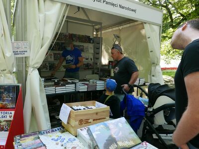 IPN na Plenerze Literackim w Ogrodzie Saskim – Warszawa, 18–20 września 2020. Fot. Maciej Steppa (IPN)