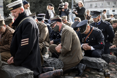 XIII Katyński Marsz Cieni – Warszawa, 20 września 2020. Fot. Sławek Kasper (IPN)