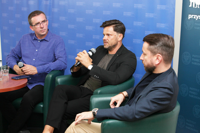 Z cyklu „Historia zza kulis” dyskusja o terroryzmie, jego związkach z PRL-em i współczesnych obliczach – Warszawa, 18 września 2020. Fot. Piotr Życieński (IPN)