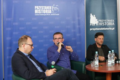 Z cyklu „Historia zza kulis” dyskusja o terroryzmie, jego związkach z PRL-em i współczesnych obliczach – Warszawa, 18 września 2020. Fot. Piotr Życieński (IPN)