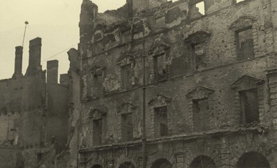 Wypalone domy przy ul. Królewskiej