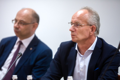 Wizyta przedstawicieli waszyngtońskiej Fundacji Pamięci Ofiar Komunizmu w IPN – Warszawa, 25 września 2020. Fot. Sławek Kasper (IPN)