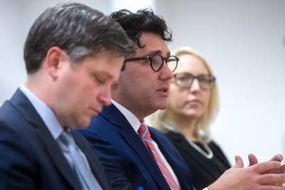 Przedstawiciele waszyngtońskiej Fundacji Pamięci Ofiar Komunizmu w IPN – Warszawa, 25 września 2020. Fot. Sławek Kasper (IPN)