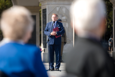 Uroczystość w 100 rocznicę Bitwy Niemeńskiej – Warszawa, 25 września 2020. Fot. Sławek Kasper (IPN)