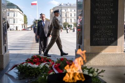 Uroczystość w 100 rocznicę Bitwy Niemeńskiej – Warszawa, 25 września 2020. Fot Sławek Kasper (IPN)