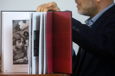 Dyskusja wokół książki „»Najbardziej tajemniczy kraj świata«. Związek Sowiecki w fotografiach i tekstach Juliena H. Bryana 1930–1959” – Warszawa, 28 września 2020. Fot. Sławek Kasper (IPN)