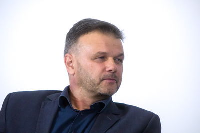 Adam Hlebowicz. Dyskusja wokół książki „Najbardziej tajemniczy kraj świata...” – Warszawa, 28 września 2020. Fot. Sławek Kasper (IPN)