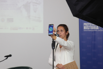 Premiera mobilnej gry miejskiej „Głos walczącej Warszawy. Podpułkownik Wacław Lipiński” – 29 września 2020. Fot. Piotr Życieński (IPN)