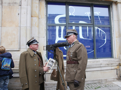 Premiera mobilnej gry miejskiej „Głos walczącej Warszawy. Podpułkownik Wacław Lipiński” – 29 września 2020. Fot. Piotr Życieński (IPN)
