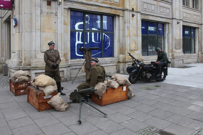 Premiera mobilnej gry miejskiej „Głos walczącej Warszawy. Podpułkownik Wacław Lipiński” – 29 września 2020. Fot. Piotr Życieński (IPN)