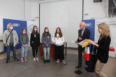 Rozdanie nagród zwycięzcom mobilnej gry miejskiej „Głos walczącej Warszawy. Podpułkownik Wacław Lipiński” – 29 września 2020. Fot. Piotr Życieński (IPN)