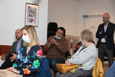 Z cyklu „Tajemnice bezpieki” rozmowa o ks. Franciszku Blachnickim – Warszawa, 28 września 2020. Fot. Piotr Życieński (IPN)